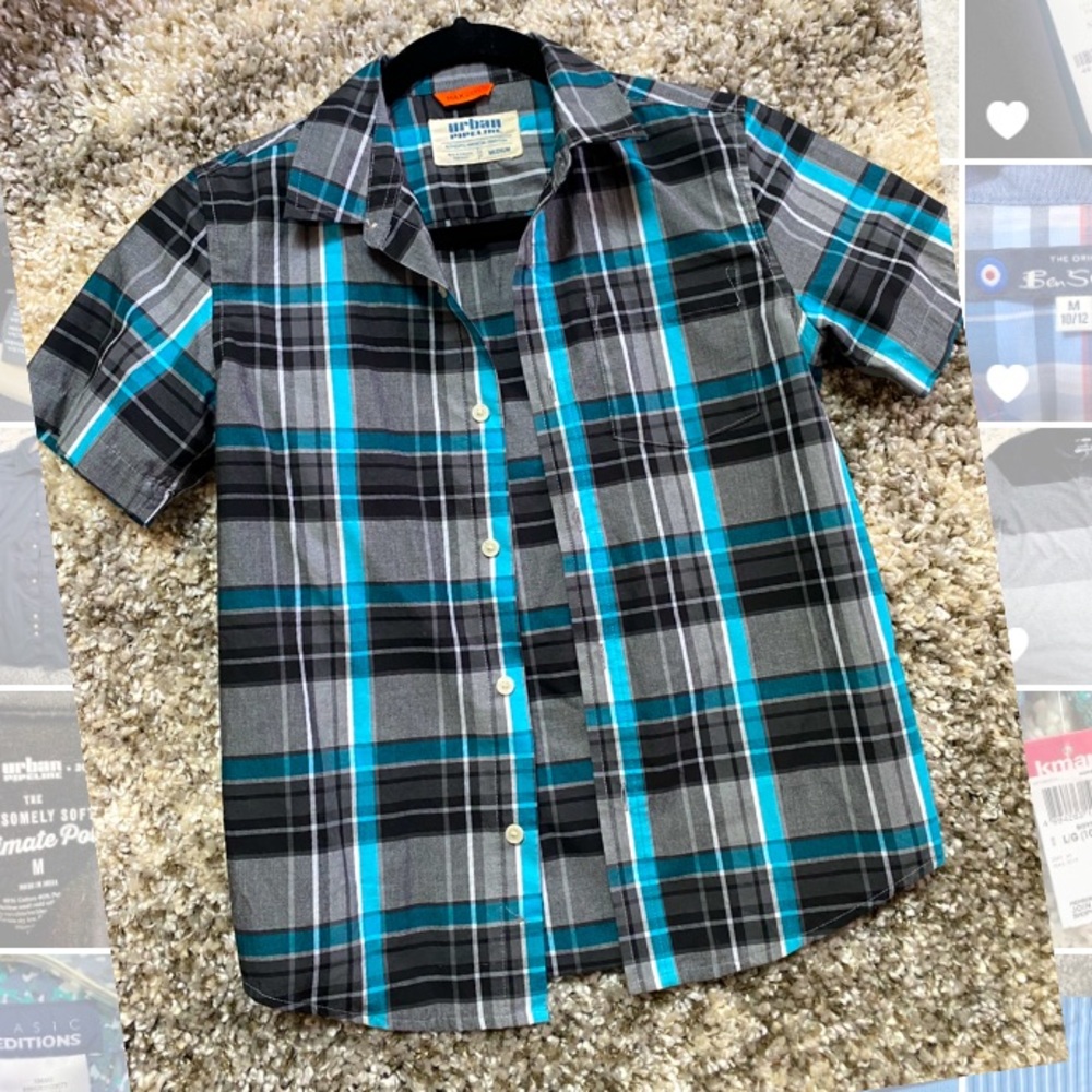 Urban Pipeline button down boys shirt